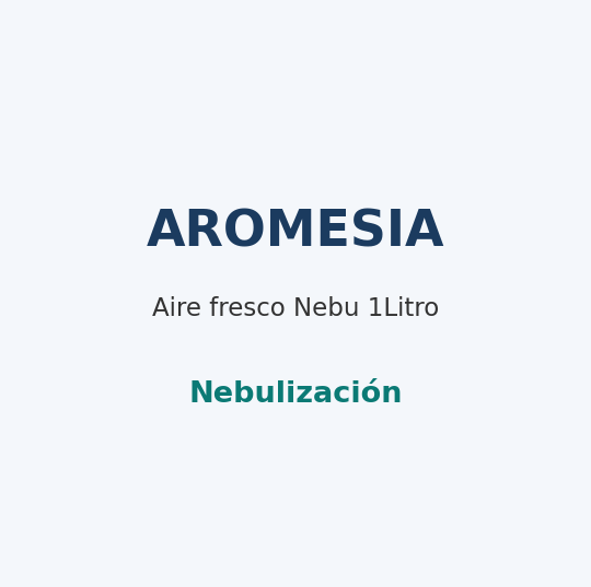 Nebulizacion AIR FRESH 1Litro